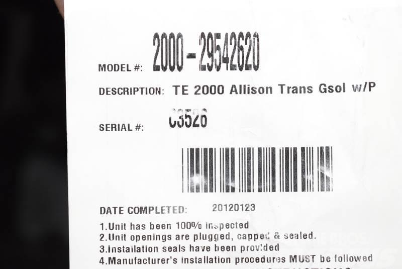 Allison 2000 Caixas de velocidades