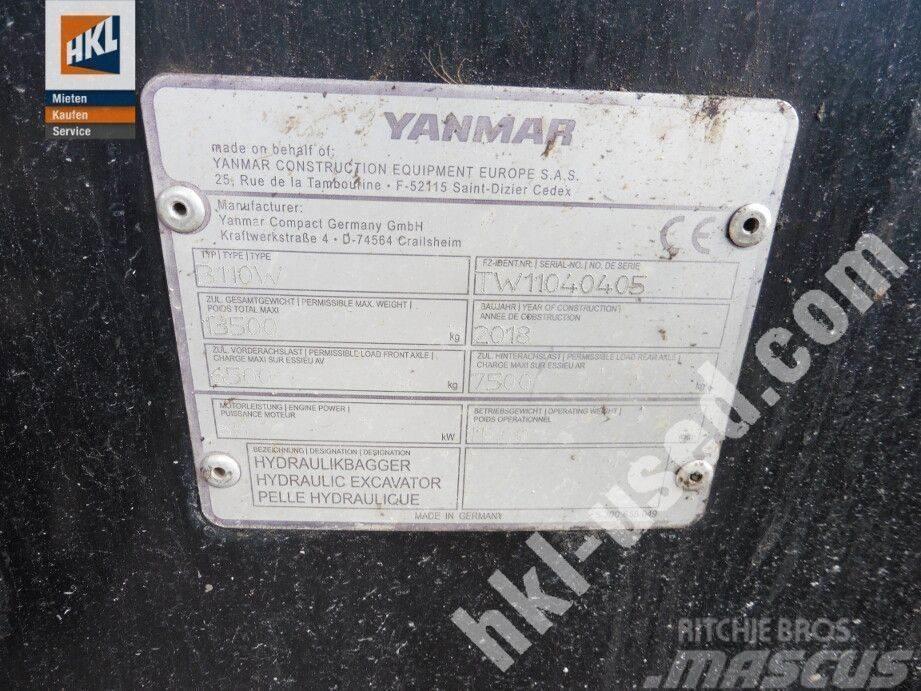 Yanmar B 110 W Escavadoras de rodas