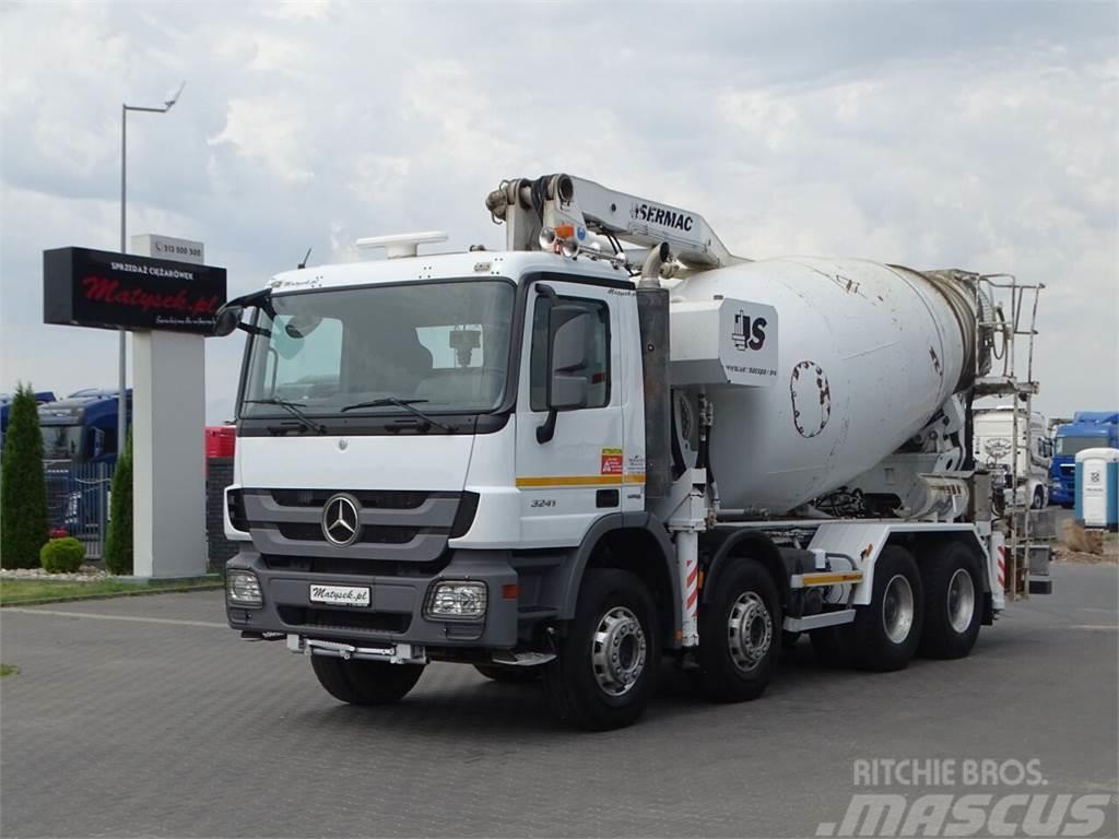 Mercedes-Benz ACTROS 3241 / CEMENTMIXER + PUMP SERMAC 3Z24 - 24  Caminhões de betonagem