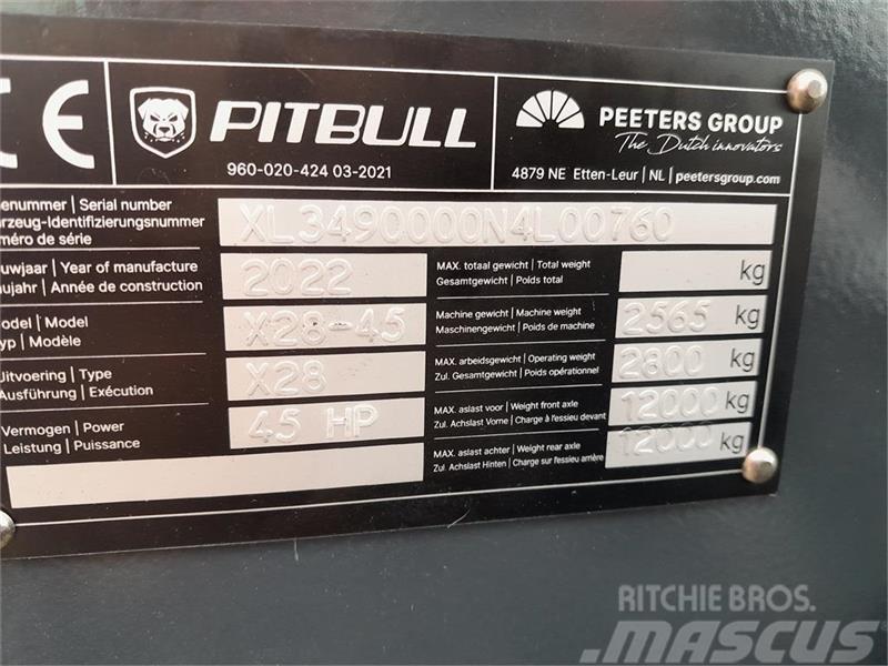  Pitbull X28-45 Plus DK Mini carregadoras