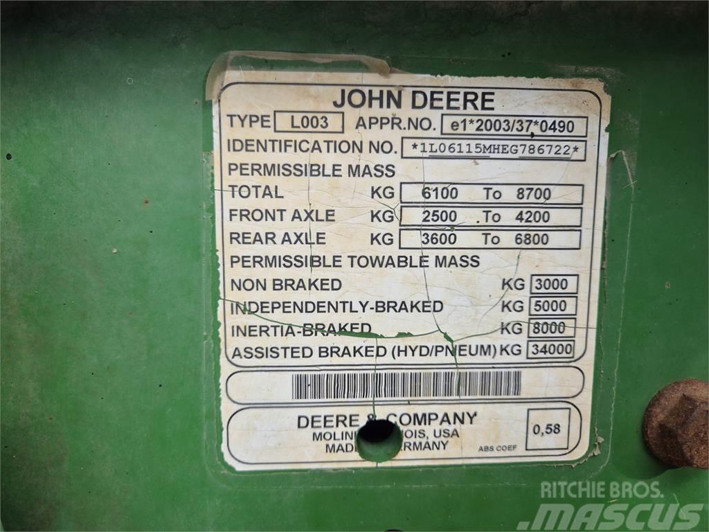 John Deere 6115M Tratores Agrícolas usados