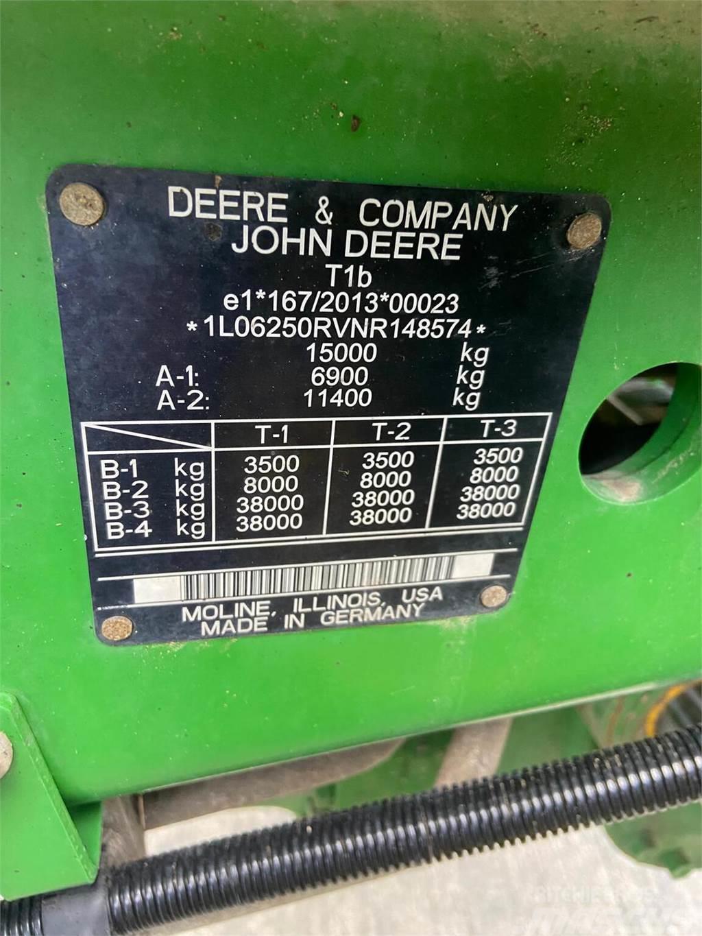 John Deere 6250R Tratores Agrícolas usados