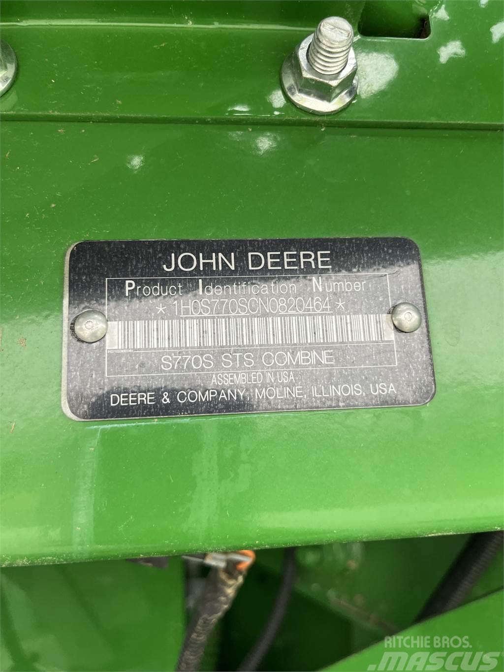 John Deere S770 Ceifeiras debulhadoras