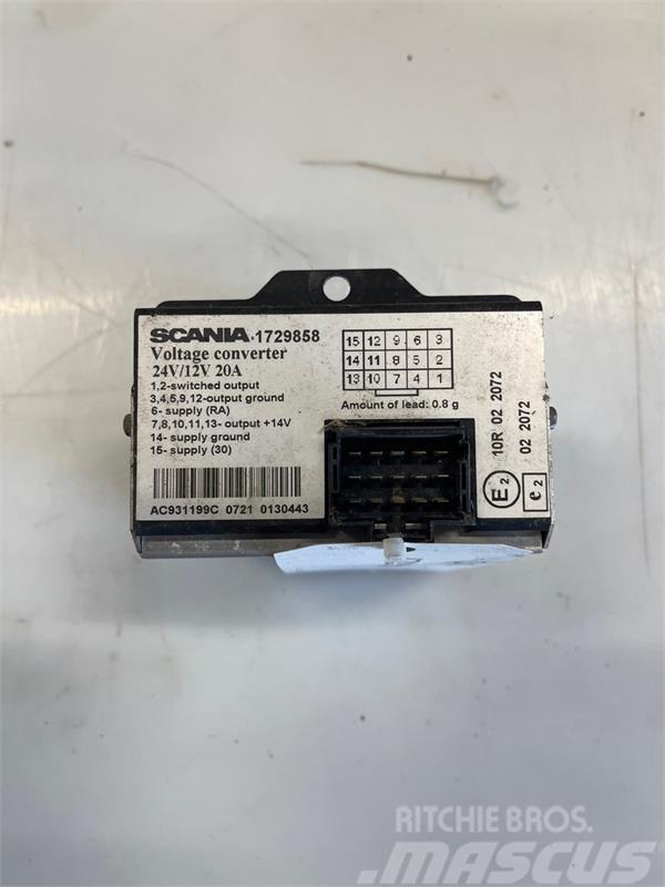 Scania SCANIA 1729858 VOLTAGE CONVERTER Electrónica
