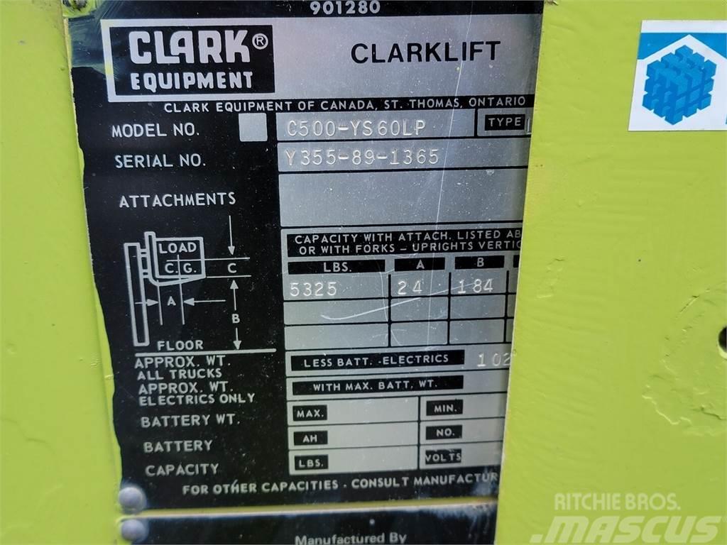 Clark C500-YS60LP Empilhadores a gás