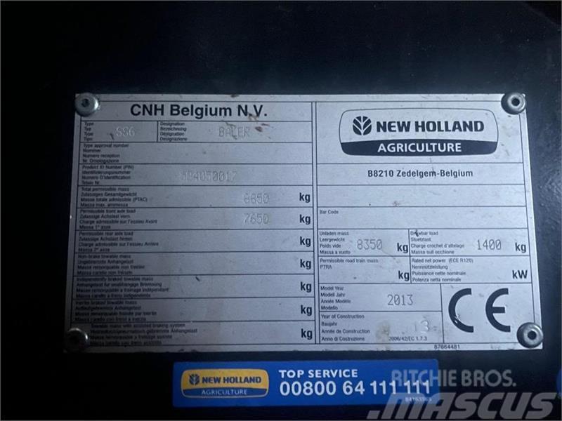New Holland BB 1290 RC Enfardadeira de fardos quadrados