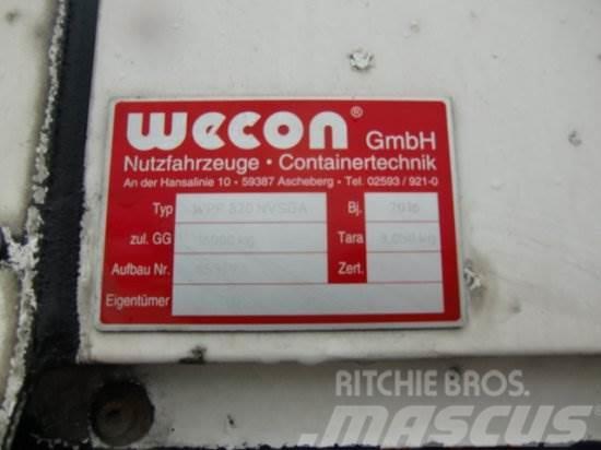 WECON WECHSELBRüCKE JUMBO PLANE, HUBDACH, GESAMTLäNGE: Reboques Porta Contentores