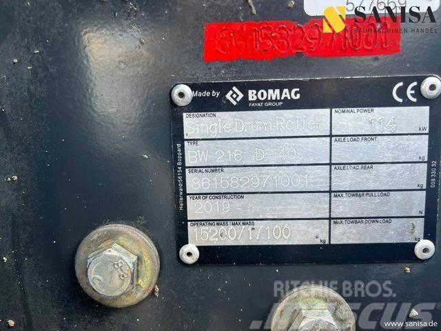 Bomag BW216-D40 Walzenzug/17t/3570h/TOP Cilindros Compactadores monocilíndricos