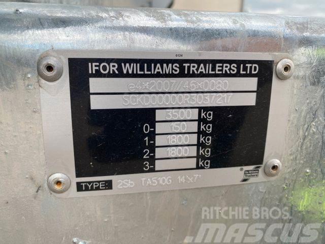 Ifor Williams TA35 for animal transport NEW,NOT REGISTRED 217 Reboques transporte animais