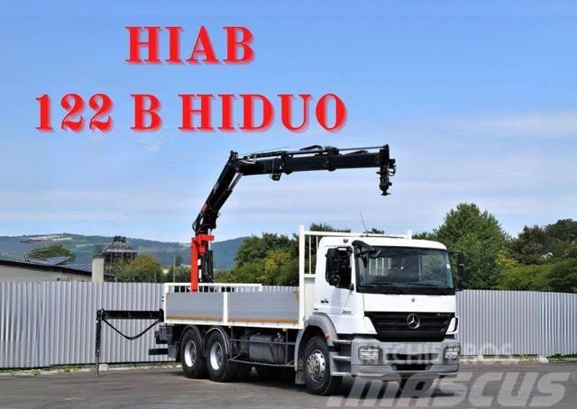 Mercedes-Benz AXOR 2633 * HIAB122B-2HIDUO*FUNK / 6x4 Crane trucks