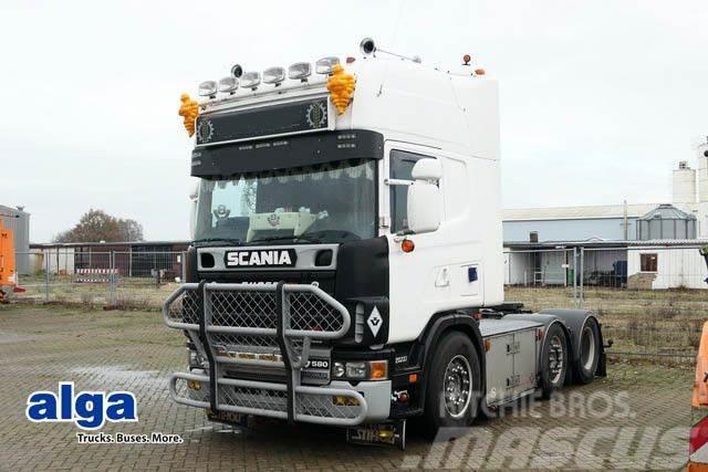 Scania R 164 6x2, V8, Hydraulik, ADR, Klima,Lampenbügel Cavalos Mecânicos