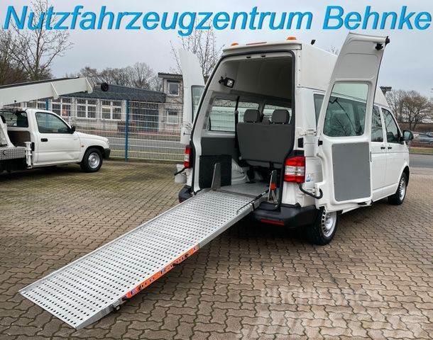 Volkswagen T5 Kombi/ 8 Sitze/ AC/ AMF Rollstuhlrampe Automóvel
