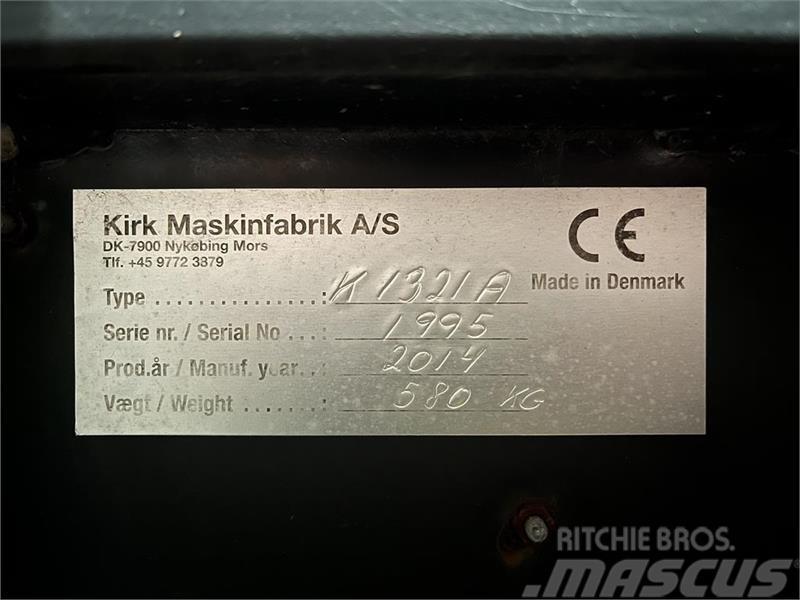 Kirk Mandskabskurv K1321A m. hydraulisk sving og alu bu Manipulador telescópico