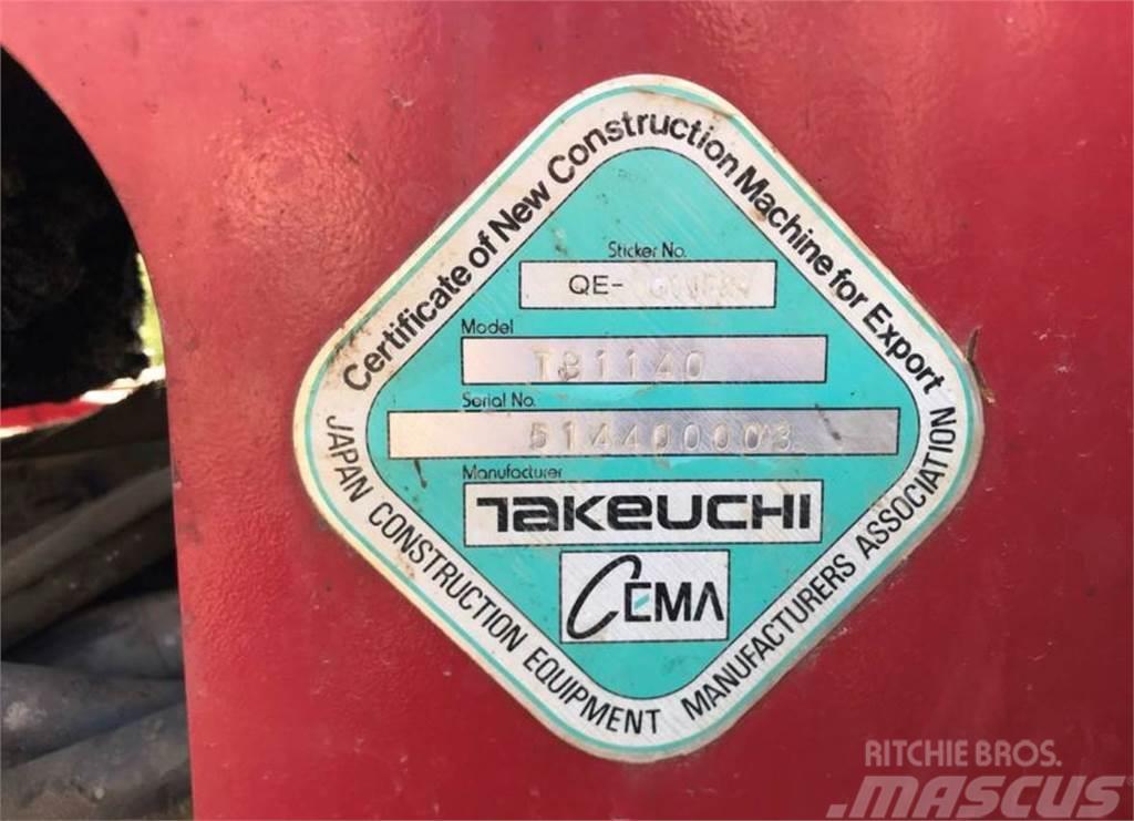 Takeuchi TB1140 Miniescavadeiras