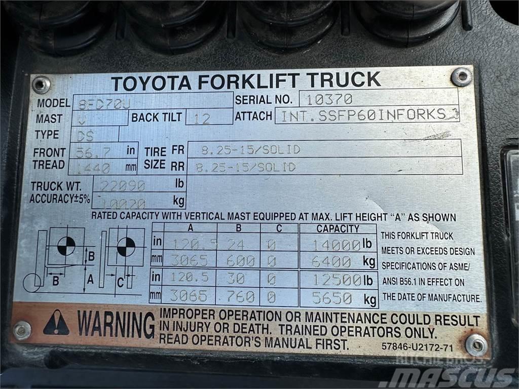Toyota 8FD70U Empilhadores - Outros