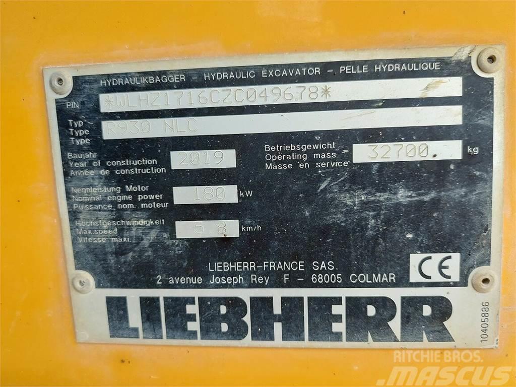 Liebherr R 930 NLC Escavadeiras de esteiras