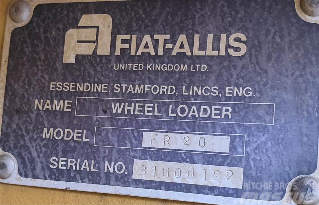 Fiat-Allis FR20 +vaaka ja kauha Carregadeiras de rodas