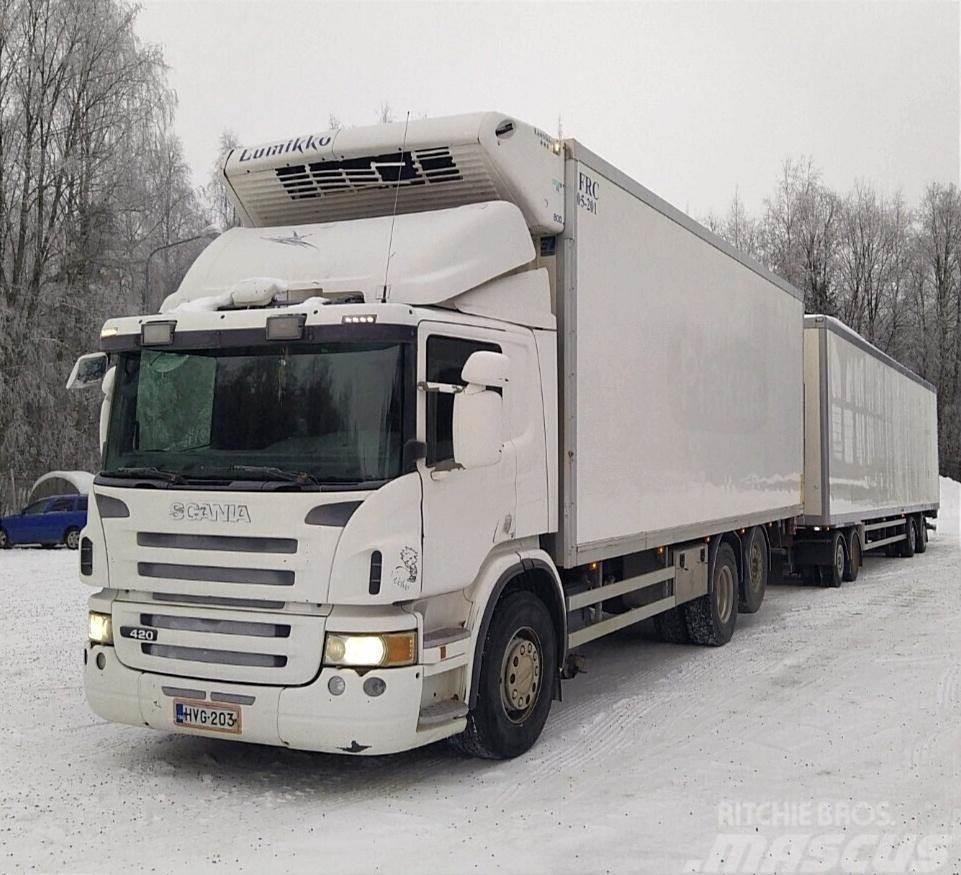 Scania P420 kylmäkoriyhdistelmä 6x2 Caminhões caixa temperatura controlada