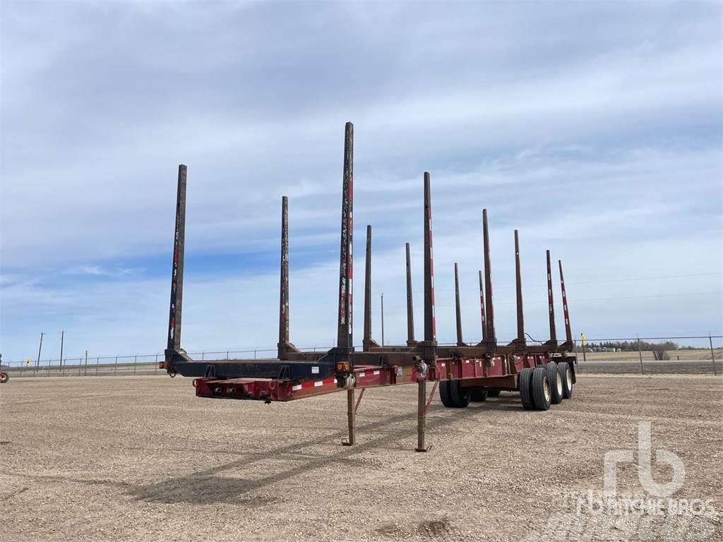 Superior 48 ft Tri/A Hayrack Reboques de transporte de troncos