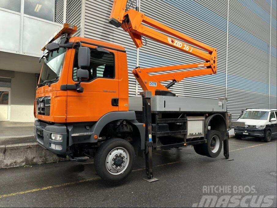 MAN 13.250 Lifting bucket 4x4 Truck & Van mounted aerial platforms
