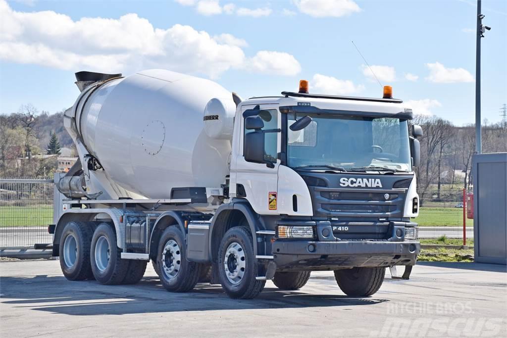 Scania P 410* Betonmischer* 8x4 Caminhões de betonagem
