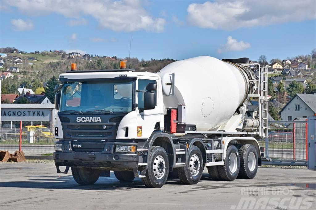 Scania P 410* Betonmischer* 8x4 Caminhões de betonagem