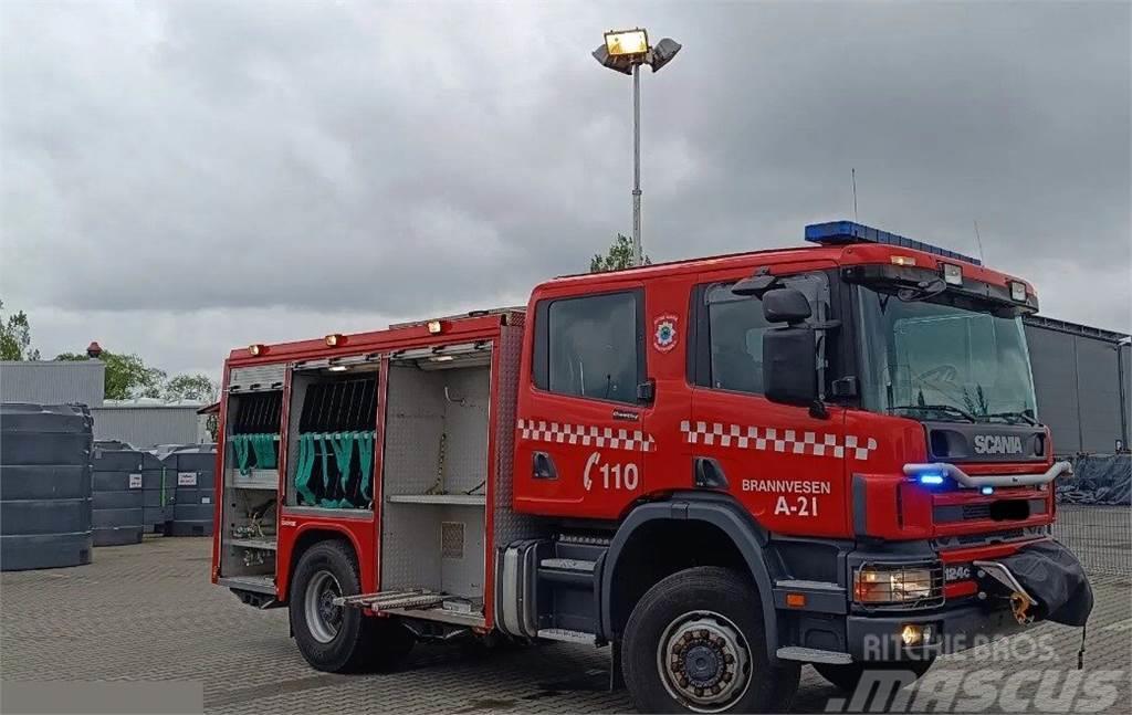 Scania P124 4x4 Doka Fire truck Caminhões de bombeiros