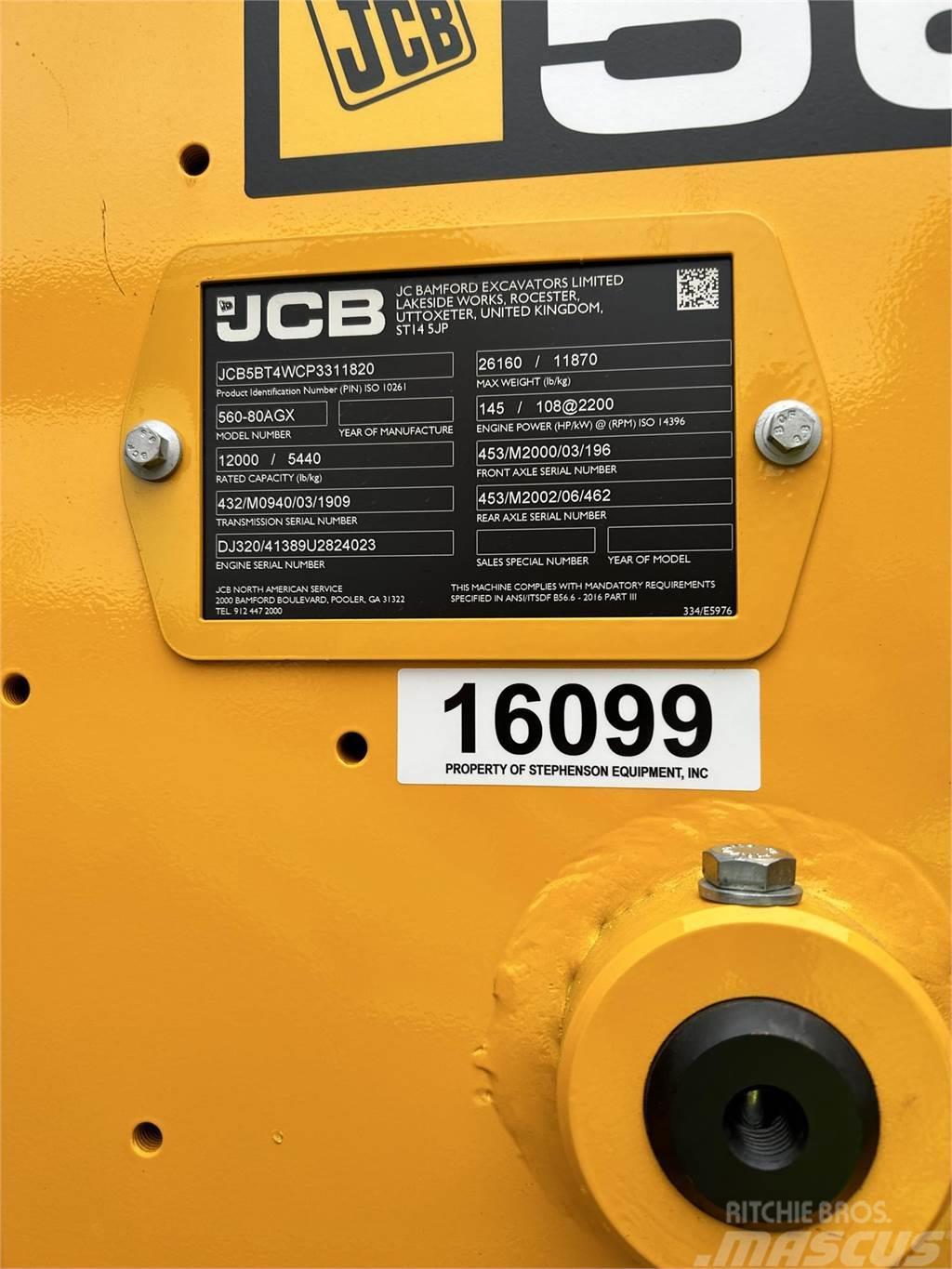 JCB 560-80 AGRI XTRA Manipulador telescópico