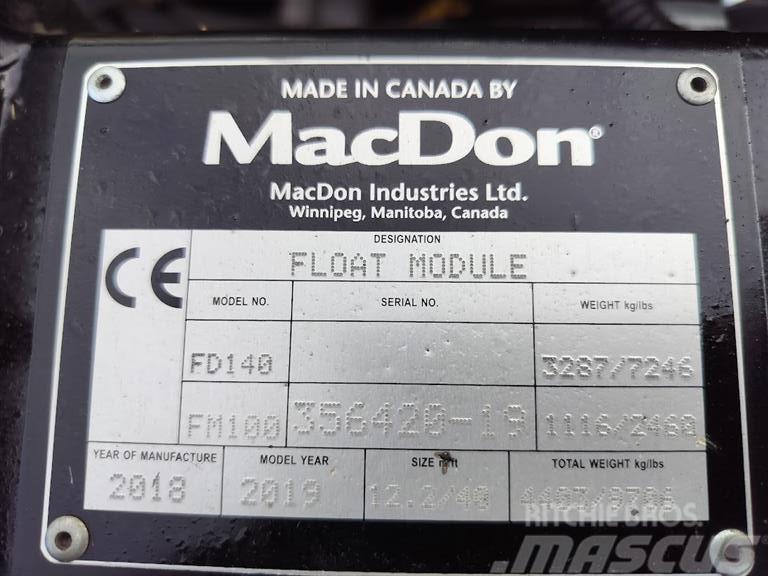 MacDon FD 140 Acessórios de ceifeiras debulhadoras