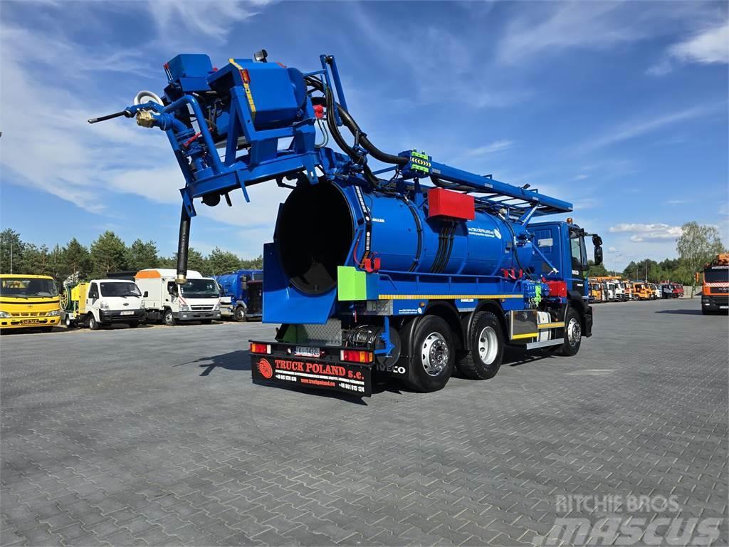 Iveco WUKO MULLER KOMBI FOR CHANNEL CLEANING Camiões Aspiradores Combi