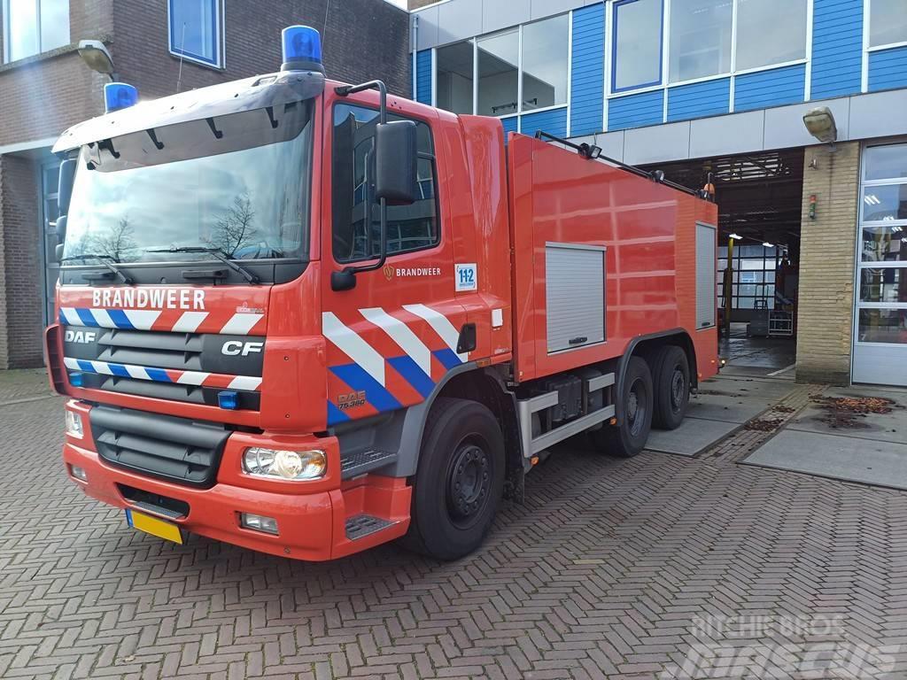 DAF CF75.360 Brandweer, Firetruck, Feuerwehr 12.000L Caminhões de bombeiros