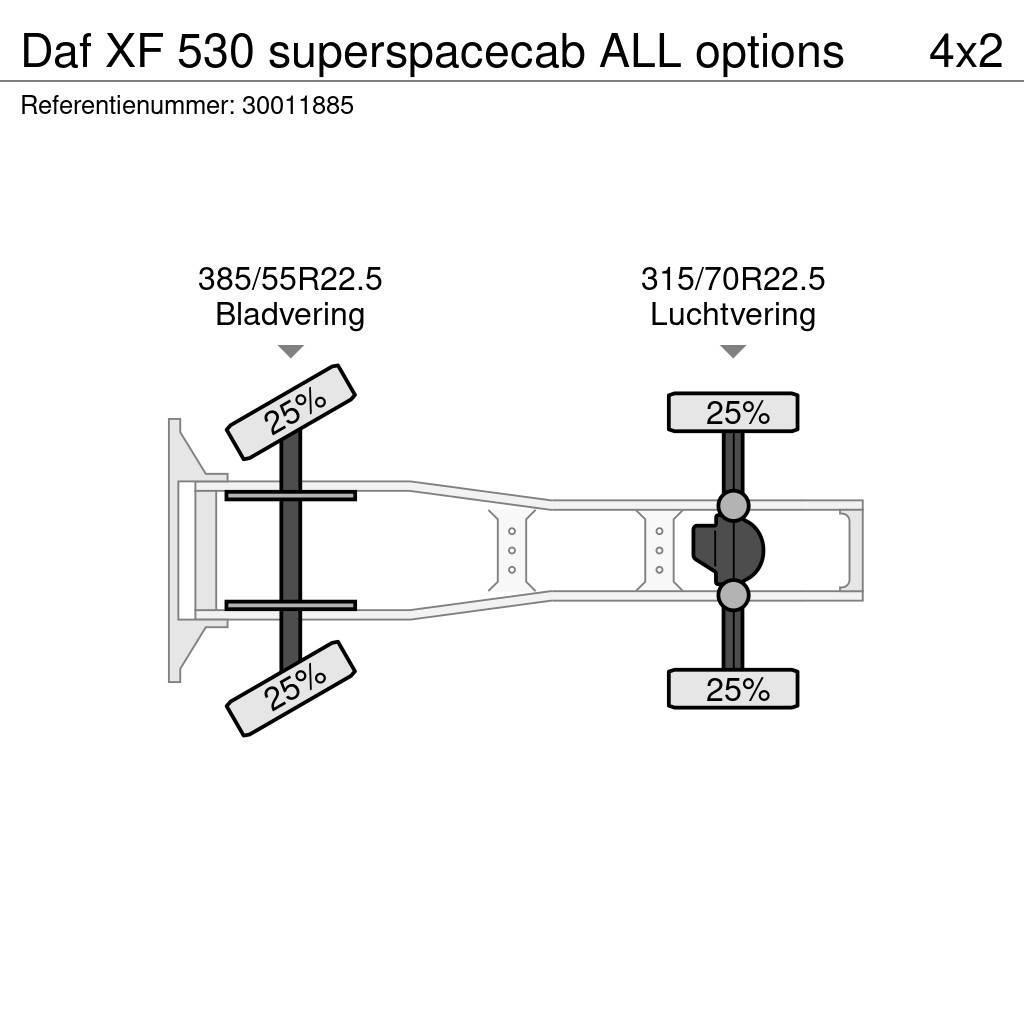 DAF XF 530 superspacecab ALL options Cavalos Mecânicos